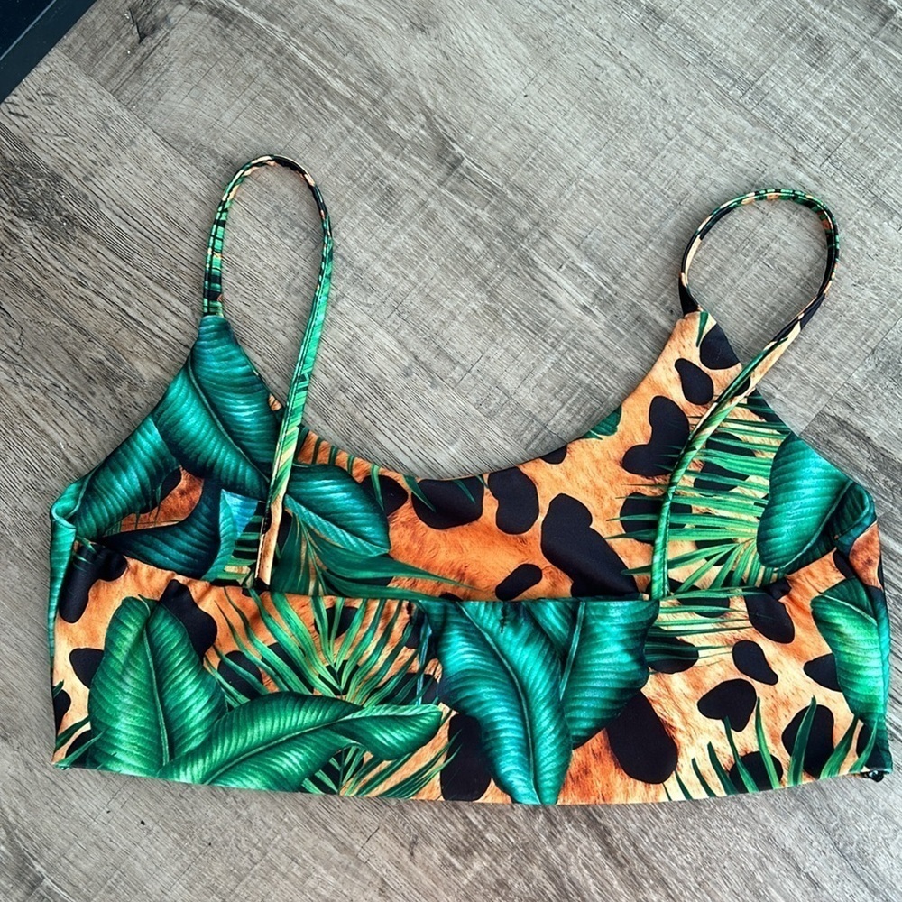 Nasty gal Leaf it to us animal bikini top - Picture 4 of 5